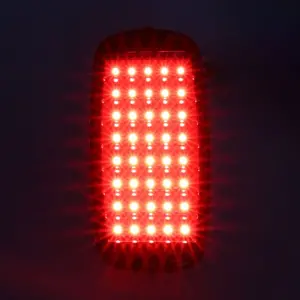 Tail Light Assembly - Clear - 40 Red LED - 60-66 Chevy GMC CK Fleetside Truck - Image 2 of 4