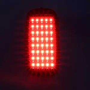 Tail Light Assembly - Red Lens - 40 Red LED - 60-66 Chevy GMC CK Fleetside Truck - Image 2 of 4