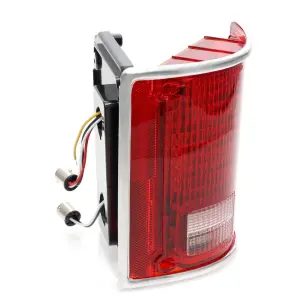 Tail Light Assembly - Red Lens - 56 Red Sequential LED - Chrome Trim - RH - 73-91 Chevy GMC Squarebody Fleetside Truck Blazer Jimmy Suburban - Image 4 of 4