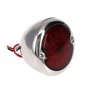 Tail Light Assembly - Red Lens - 19 Red LED - Stainless Housing - RH - 48-52 Ford F1 F2 Truck - Image 3 of 4