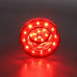Taillight Lens - Red - 25 Red LED - 68 Dodge Charger - Image 2 of 4