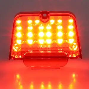 Tail Light Lens - Red - 26 Red LED - 62-64 Chevy II Nova - Image 2 of 4