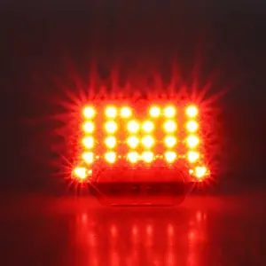 Tail Light Lens - Red - 26 Red Sequential LED - 62-64 Chevy II Nova - Image 2 of 4
