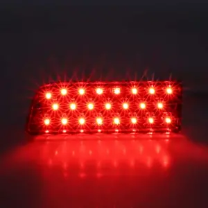 Tail Light Lens - Red - 23 Red LED - LH - 64 Chevelle - Image 2 of 4