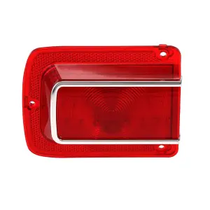 Tail Light Lens - Red - 41 Red LED - Stainless Bezel - LH - 65 Chevelle Malibu - Image 1 of 4