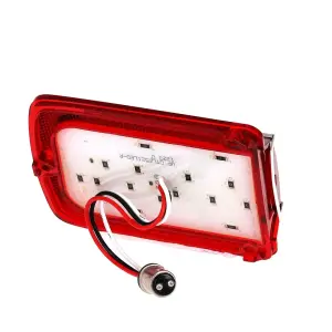 Tail Light Lens - Red - 41 Red LED - Stainless Bezel - RH - 65 Chevelle Malibu - Image 4 of 4
