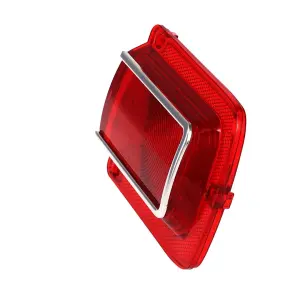Tail Light Lens - Red - 41 Red LED - Stainless Bezel - RH - 65 Chevelle Malibu - Image 3 of 4