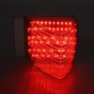 Tail Light Lens - Clear - 68 Red LED - 67 Chevelle - Image 2 of 4