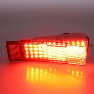 Tail Light Lens - Red - 52 Red LED - RH - 68 Chevelle Malibu or SS-396 - Image 2 of 4