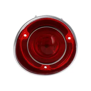 Tail Light Lens - Red - 46 Red LED - Stainless Bezel - LH - 71 Chevelle Malibu - Image 1 of 4