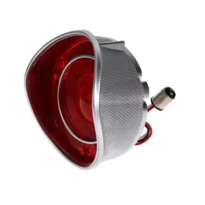 Tail Light Lens - Red - 46 Red LED - Stainless Bezel - RH - 71 Chevelle Malibu - Image 2 of 4