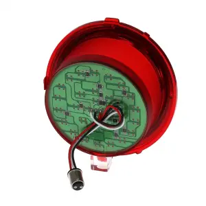 Tail Light Lens - Red - 30 Red LED - Stainless Bezel - LH - 70-73 Camaro - Image 4 of 4