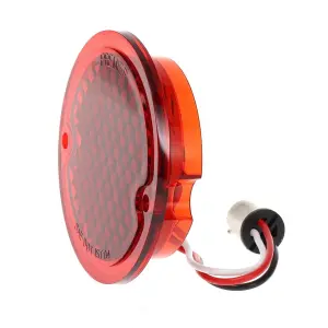 Tail Light Lens - Red Lens - 29 Red LED - 54-59 Chevy GMC Stepside Truck - Image 3 of 4