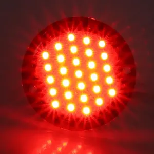 Tail Light Lens - Red Lens - 29 Red Sequential LED - 54-59 Chevy GMC Stepside Truck - Image 2 of 4