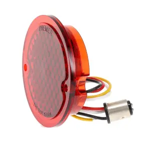 Tail Light Lens - Red Lens - 29 Red Sequential LED - 54-59 Chevy GMC Stepside Truck - Image 3 of 4