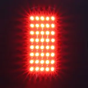 Tail Light Lens - Clear - 40 Red LED - 60-66 Chevy GMC CK Fleetside Truck - Image 2 of 4