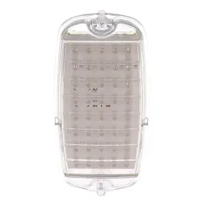 Tail Light Lens - Clear - 40 Red LED - 60-66 Chevy GMC CK Fleetside Truck - Image 1 of 4