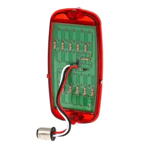 Tail Light Lens - Red - 40 Red LED - 60-66 Chevy GMC CK Fleetside Truck - Image 4 of 4