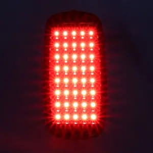 Tail Light Lens - Red - 40 Red LED - 60-66 Chevy GMC CK Fleetside Truck - Image 2 of 4