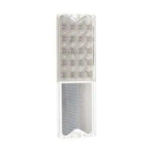Tail Light Lens - Clear - 20 Red LED - 67-72 Chevy GMC CK Fleetside Truck Blazer Jimmy - Image 1 of 4