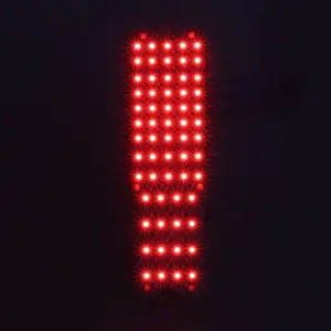 Tail Light LED Insert Board - Clear - 61 Red LED - 67-72 Chevy GMC CK Fleetside Truck Blazer Jimmy Suburban - Image 2 of 4