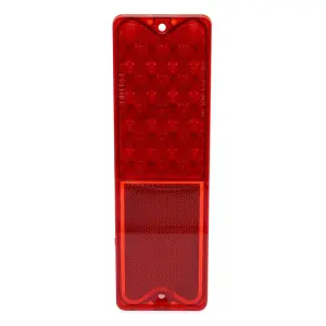 Tail Light Lens - Red - 20 Red Sequential LED - 67-72 Chevy GMC CK Fleetside Truck Blazer Jimmy - Image 1 of 4
