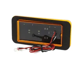 Front Side Marker Lens - Amber - 12 Amber LED - No Bezel - 68-72 Chevy GMC CK Truck Blazer Jimmy Suburban - Image 4 of 4
