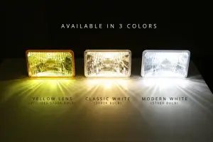 RetroBright LED Forward Facing Light Bulb - Replacement Bulb - Classic White 3000K 5 3/4 - Standard H4 Wiring - High and Low Beam - 3 Pin - Image 4 of 4