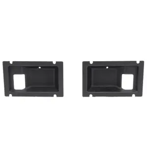 Front Door Handle Escutcheons - Black - Pair - 77-80 Chevy GMC CK Pickup Blazer Jimmy Suburban - Image 1 of 4