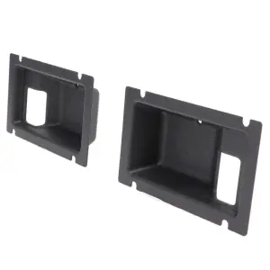 Front Door Handle Escutcheons - Black - Pair - 77-80 Chevy GMC CK Pickup Blazer Jimmy Suburban - Image 4 of 4