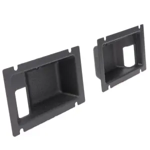 Front Door Handle Escutcheons - Black - Pair - 77-80 Chevy GMC CK Pickup Blazer Jimmy Suburban - Image 2 of 4