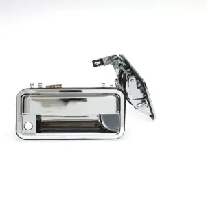 Outside Front Door Handles - Chrome - Pair - 88-98 Chevy GMC C/K OBS Pickup Truck SUV - Image 1 of 4