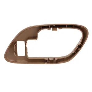 Front Door Handle Bezel - with Power Door Lock Hole - LH - Beige - 95-00 Chevy GMC C/K OBS Pickup Truck SUV - Image 3 of 4
