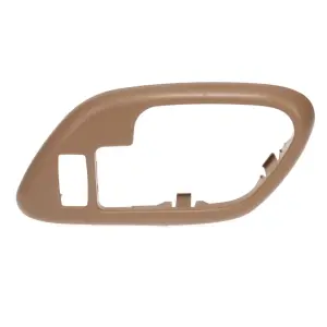 2000 GMC C3500 Front Door Handle Bezel - with Power Door Lock Hole - RH - Beige - 95-00 Chevy GMC C/K OBS Pickup Truck SUV