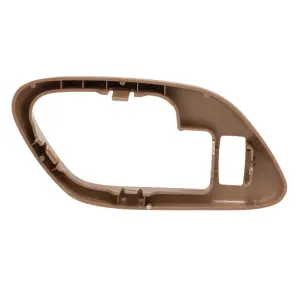 Front Door Handle Bezel - with Power Door Lock Hole - RH - Beige - 95-00 Chevy GMC C/K OBS Pickup Truck SUV - Image 3 of 4