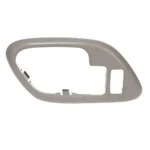 2000 GMC C3500 Front Door Handle Bezel - with Power Door Lock Hole - LH - Gray - 95-00 Chevy GMC C/K OBS Pickup Truck SUV