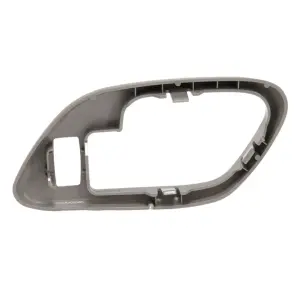 Front Door Handle Bezel - with Power Door Lock Hole - LH - Gray - 95-00 Chevy GMC C/K OBS Pickup Truck SUV - Image 3 of 4
