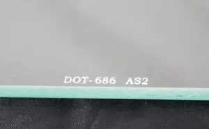 Quarter Glass - Clear - LH or RH - 66-67 Chevy II Nova 2 Door Sedan Post - Image 3 of 3