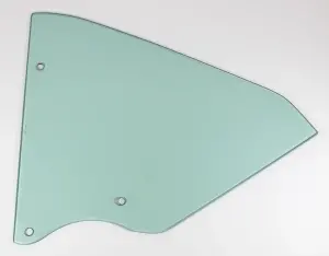 Quarter Glass - Green Tint - LH or RH - 66-67 Chevy II Nova Coupe - Image 1 of 3