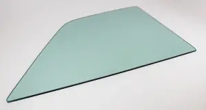 Quarter Glass - Green Tint - LH or RH - 66-67 Chevy II Nova 2 Door Sedan Post - Image 2 of 3
