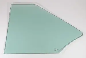 Quarter Glass - Green Tint - RH - 68-72 Chevy II Nova Coupe; 71-72 Ventura Coupe - Image 1 of 3