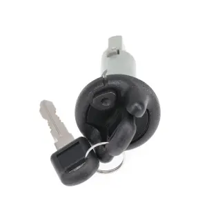 Ignition Lock Cylinder with Keys - Manual - Black - 95-97 Chevy GMC C/K OBS Truck Tahoe Yukon Suburban - Image 2 of 4
