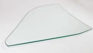 Quarter Glass - Clear - LH - 64-65 GM A-Body Convertible - Image 2 of 3