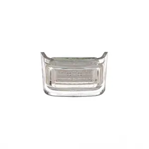 1944 Chevy Suburban License Plate Lamp Lens - Clear - 6 White LED - 12V - 40-53 Chevy GMC Pickup Truck