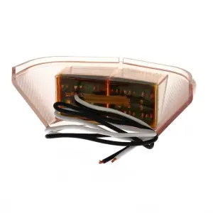 License Plate Lamp Lens - Clear - 12 White LED - 12V - 55-66 Ford F100 F250 Flareside Pickup Truck - Image 4 of 4