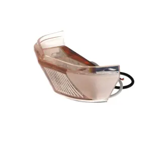 License Plate Lamp Lens - Clear - 12 White LED - 12V - 55-66 Ford F100 F250 Flareside Pickup Truck - Image 3 of 4