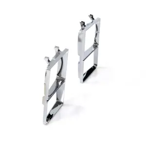 Headlamp Bezels - Chrome - Single Headlamp - Pair - 83-84 Chevy GMC CK Truck Blazer Jimmy Suburban - Image 4 of 4