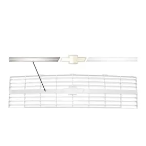 Center Grille Molding - Dual Headlamp - RH - 83-84 Chevy CK Truck Blazer Suburban - Image 1 of 5