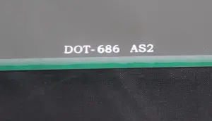 Quarter Glass - Clear - LH - 66-67 Chevelle 2DR Sedan (Post) - Image 3 of 3