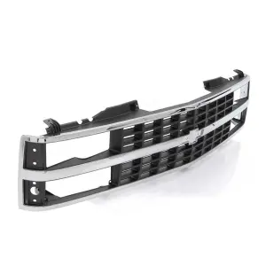 Premium Grille Shell - Chrome Black - Dual Headlight - 88-93 Chevy CK OBS Truck SUV - Image 6 of 6